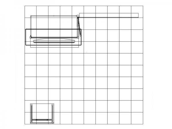 ECO-1074 Sustainable Trade Show Exhibit -- Plan View