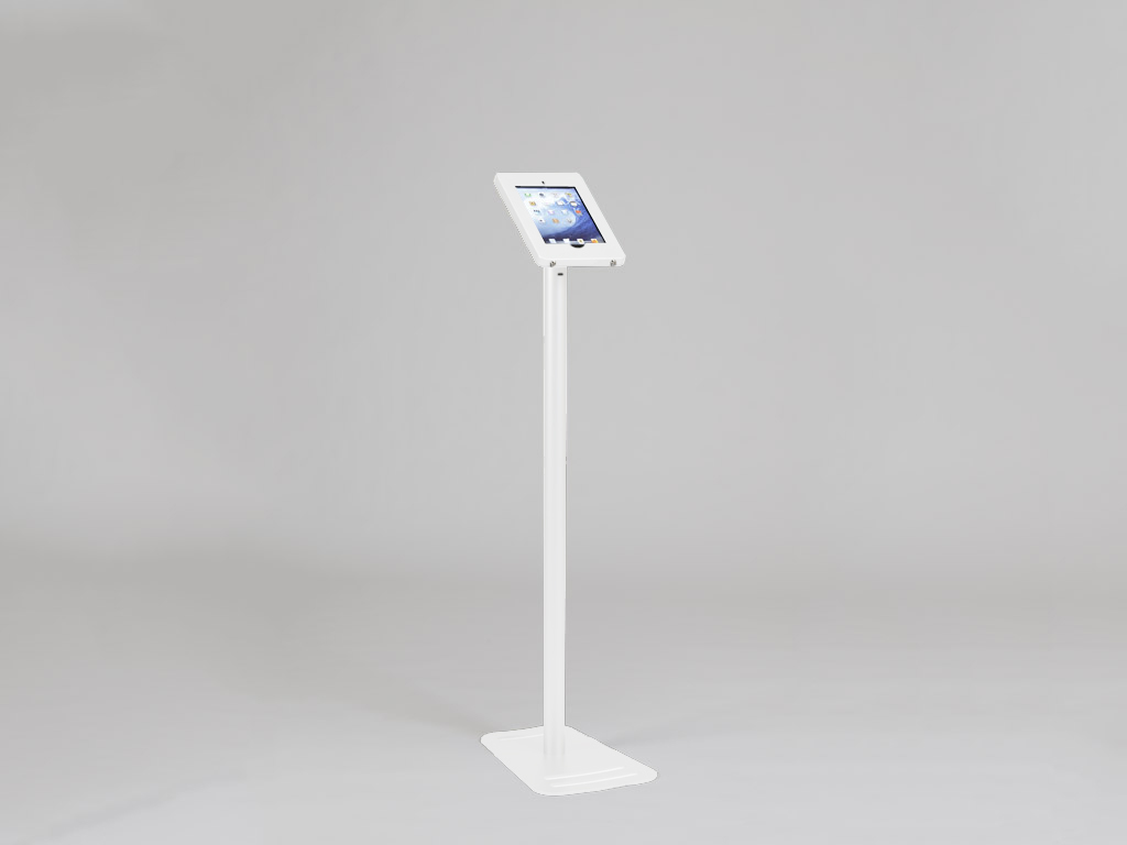 MOD-1335 Portable iPad Kiosk -- White