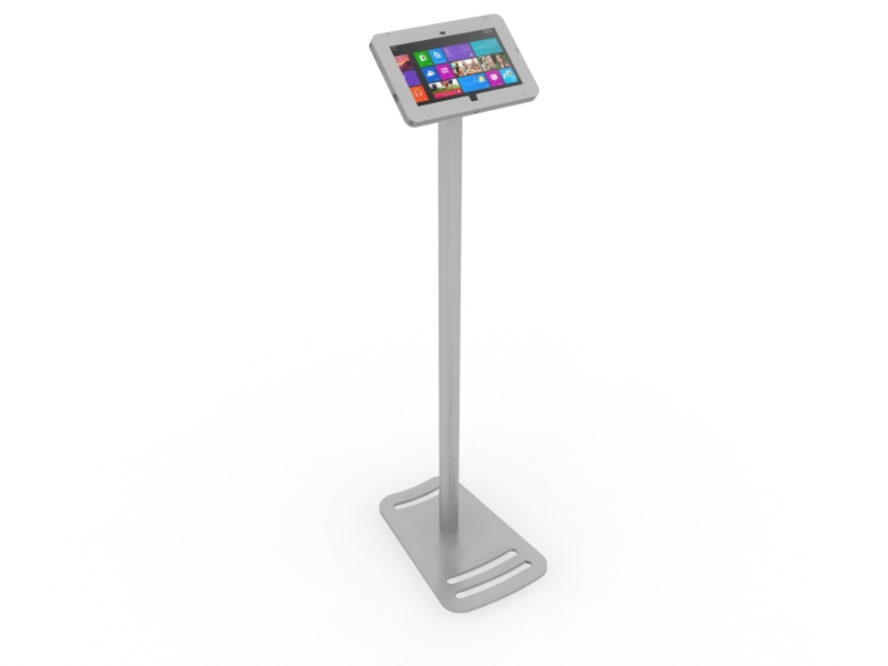 MOD-1335M Portable Surface 2 Kiosk -- Silver