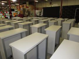 (50) Custom Gravitee Backlit Rental Counters with Backlit Graphics