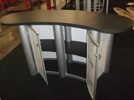 MOD-1183 Modular Counter with Locking Storage and Shelf -- Image 2