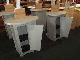 (4) MOD-1133 Workstation/Kiosks with Canopy and Locking Storage -- Image 2