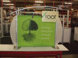 ECO-105T Sustainable Table Top Display with Paradise Fabric