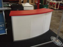 MOD-1185 Modular Counter with Locking Doors and Shelves -- Image 1