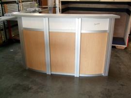 MOD-1143 Modular Reception Counter with Locking Storage -- Image 1