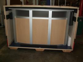 MOD-1143 Modular Reception Counter with Locking Storage -- Image 3