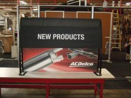 TF-404 Aero Table Top Portable Display with Tension Fabric Graphics -- Image 1