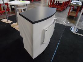 LTK-1011 Modular Laminate Counter with Standoff Graphics and Locking Storage -- Image 1