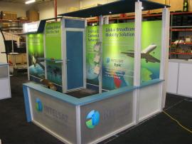 Customized ECO-2031 w/ Custom Header, Canopy, Side-wall, and Reception Podium -- Image 2