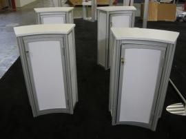 eSmart ECO-20C Podiums with Laminate Infills and Locking Storage -- Image 1