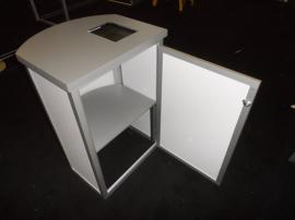 MOD-1288 Modular Pedestal with iPad Counter Insert -- Image 1