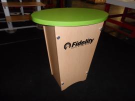 LTK-1001 Tapered Modular Pedestal with Locking Storage and Shelf -- Image 1