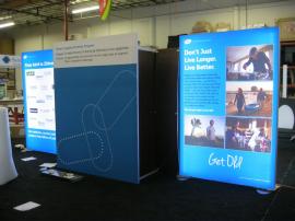 eSmart Custom 10 x 20 Exhibit with SEG Backlit Graphics, Storage, and Re-configurability -- Image 1