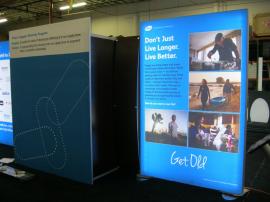 eSmart Custom 10 x 20 Exhibit with SEG Backlit Graphics, Storage, and Re-configurability -- Image 2