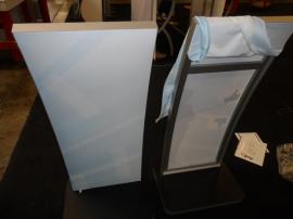 (2) MOD-1363 iPad Kiosk Curved Kiosks with Silicone Edge Graphics -- Image 2