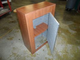 LTK-1119 Modular Pedestal with Shelf and Locking Storage -- Image 2