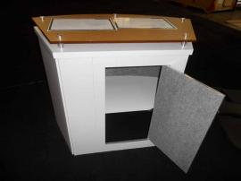 LTK-1011 Modular Laminate Counter with Locking Storage -- Image 3