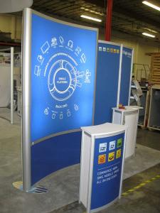 Customized eSmart ECO-1020 with Large Backlit Graphic, ECO-20C Podium, and ECO-18C Podium -- Image 2