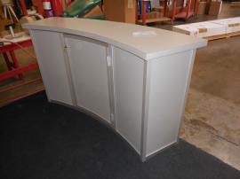 MOD-1185 Modular Reception Counter with Locking Storage -- Image 2