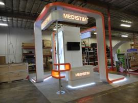 Custom Island Exhibit with Adjustable LED Lighting -- Image 1