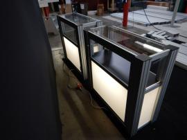 RENTAL: (2) RE-502 Display Cases with Lighting and Locking Door -- Image 2