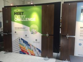 RENTAL:  Trade Show Backwall with Laminated Panels