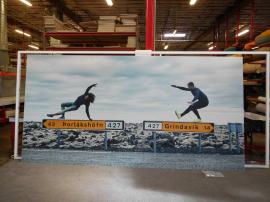 Lightweight SEG Fabric Graphics on Wall-mounted Frames