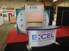 Modified eSmart ECO-1065 Inline with Storage, Fabric Graphics, and Custom Reception Counter