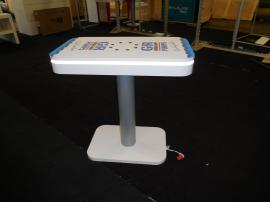 MOD-1443 Charging Table with Graphics, LED Perimeter Lights, and USB Charging Ports