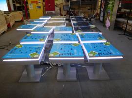 (8) MOD-1434 and (12) MOD-1433 Charging Stations with Graphics and LED Perimeter Lights