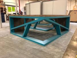 (3) Custom L-Shaped Office Desks