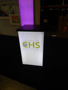 RENTAL: RE-1566 Backlit Reception Counter