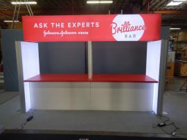 RENTAL: Custom "Brilliance Bar" with Double-Sided Header Lightbox