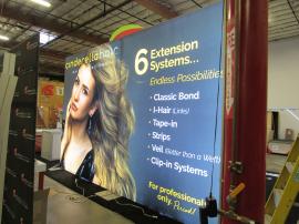 Double-sided LED Lightbox with Tension Fabric Graphics