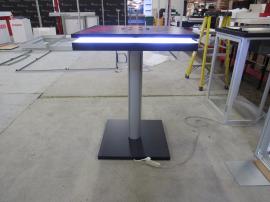 MOD-1436 Charging Table with Wireless/Wired Ports, Graphics, and LED Perimeter Lights