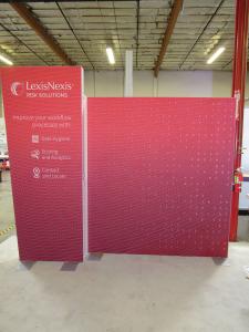 Custom SuperNova Lightbox with Locking Closet, LED Lighting, and Tension Fabric Graphics