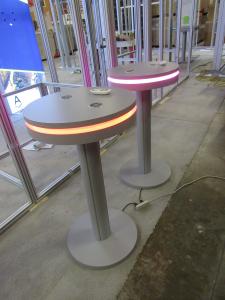 MOD-1462 Wireless Charging Tables with RGB Programmable LED Accent Lights