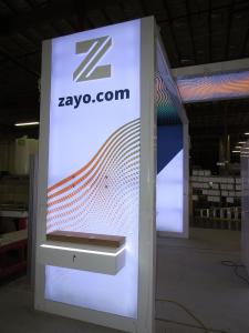 Backlit Graphics and Edge-lit Counter