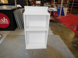 MOD-1548 Custom Lectern/Podium with Rear Storage and Shelves -- Image 2