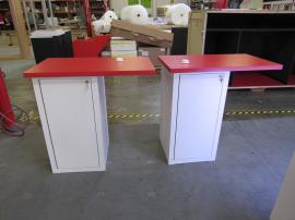 Pedestals with Locking Storage -- View 2