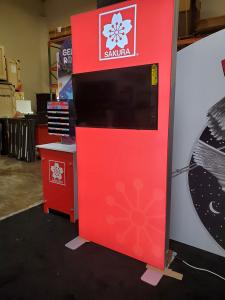 Custom Symphony Portable Display with SEG Fabric Graphics -- View 4