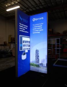 12 ft. 8" X-shaped Super Nova Lightbox Tower with SEG Fabric Graphics