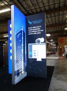 Super Nova Lightbox Tower with SEG Fabric Graphics -- View 2