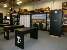 Custom Wood and Gravitee Modular Inline Exhibit with Closet -- View 4