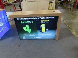 (1) MOD-1722 and (2) MOD-1716 Backlit Counters with Tension Fabric Graphics -- View 3
