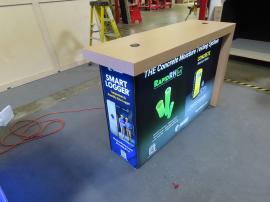 (1) MOD-1722 and (2) MOD-1716 Backlit Counters with Tension Fabric Graphics -- View 4