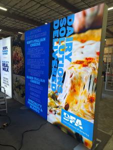 RENTAL: Inline Design with (2) 96" Wide x 95" High Double-Sided Lightboxes -- View 3
