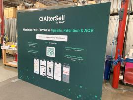 RENTAL: RE-1080 Design with Extrusion Frame, SEG Fabric Graphics, and Baseplates -- View 2