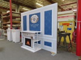 SYK-1034 Symphony Portable Display with SEG Fabric Graphic and SYM-412 Counter with Sintra Graphics -- View 2