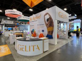 RENTAL: RE-9020 Medium Double Deck Design at 16.5' x 16.5' x 14' High with Storage Closet Under Staircase Landing -- View 2